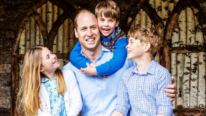 Prince William shares lovely new Father's Day photos with children Louis, George and Charlotte