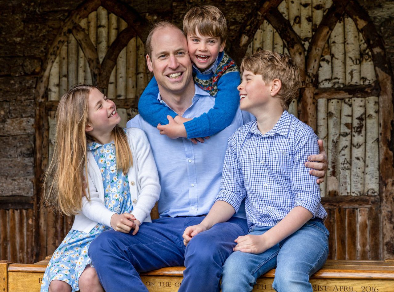 Prince William shares lovely new Father's Day photos with children Louis, George and Charlotte