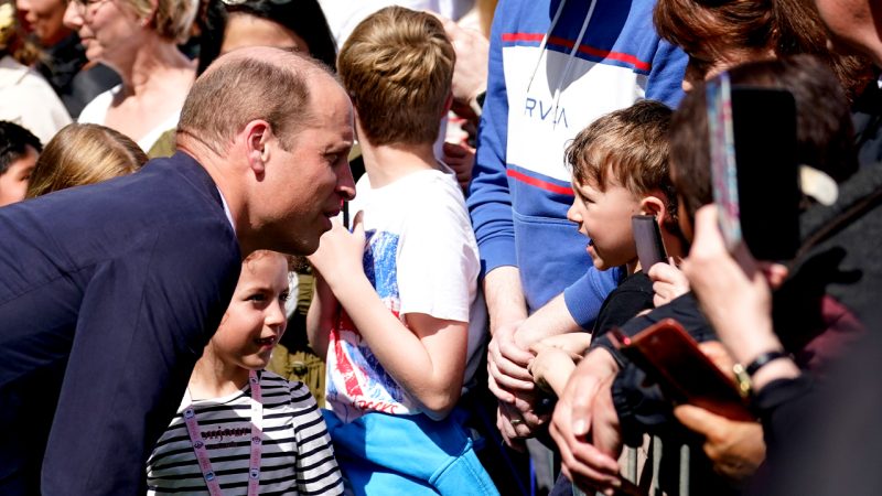 Prince William has the sweetest reaction to a young boy asking him where Prince William is