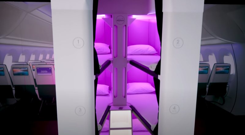 We tried 'Skynest', Air New Zealand's long-haul bunk beds where you can snooze in 4-hour slots