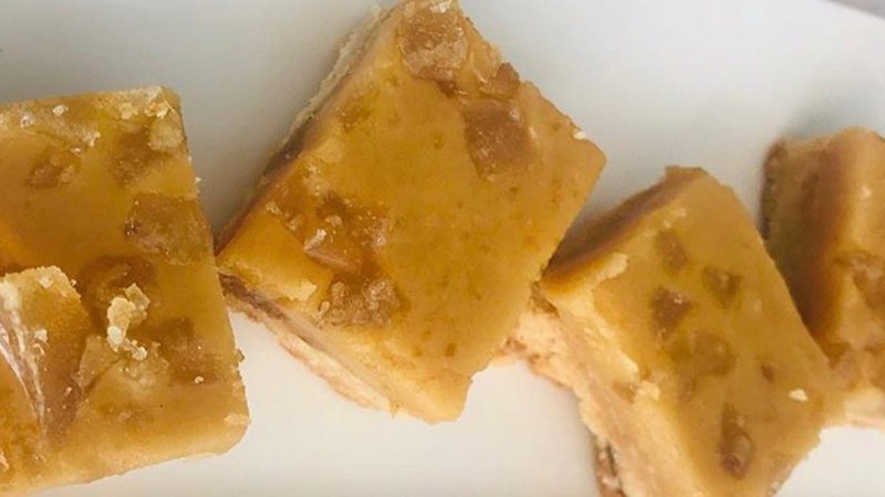 Glenys shares her super yummy Ginger Crunch recipe