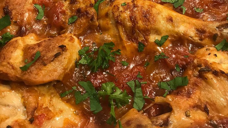 Ali Leonard's Tray Bake Chicken Risotto Recipe