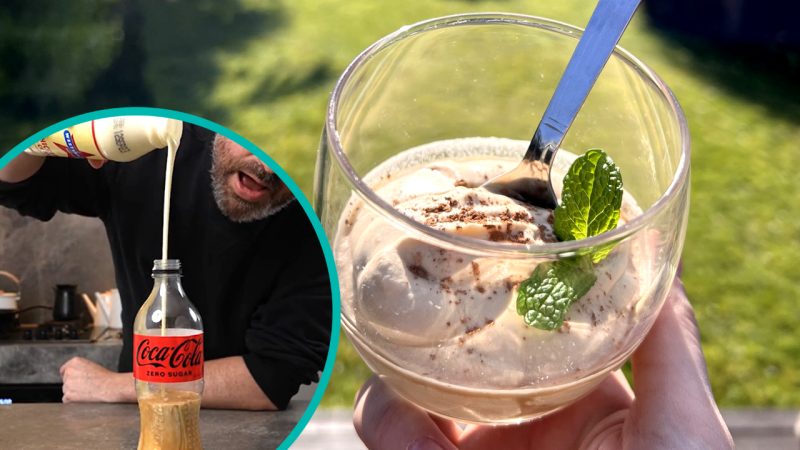 I tried the viral 'Crema di Caffe' whipped coffee using an empty bottle - here's how it went