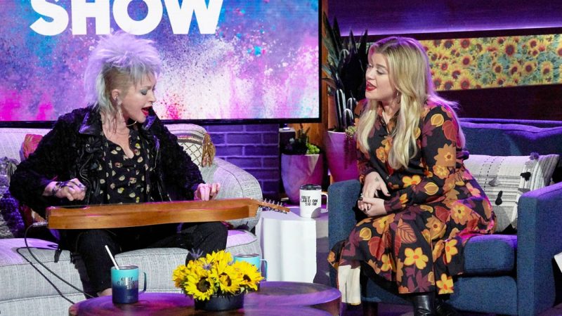 Cyndi Lauper and Kelly Clarkson team up to perform surprise 'True Colours' duet