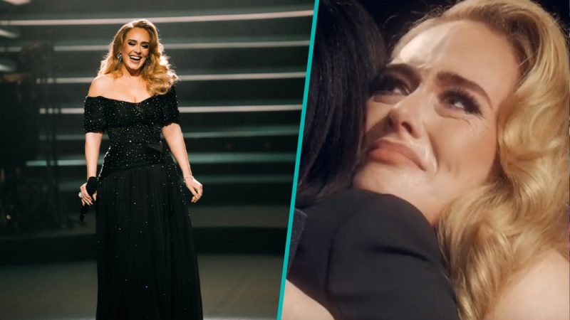 Adele has emotional surprise reunion with teacher who changed her life