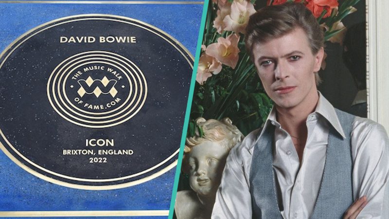 David Bowie honoured on Music Walk of Fame