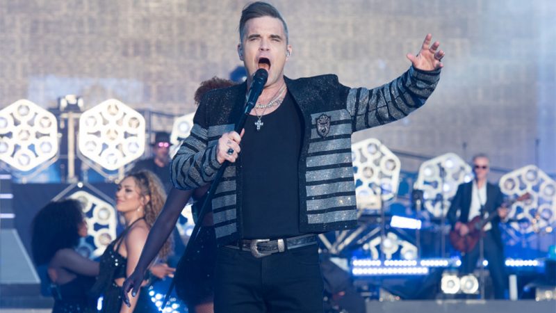 Robbie Williams takes fans on a journey through his life at recent show