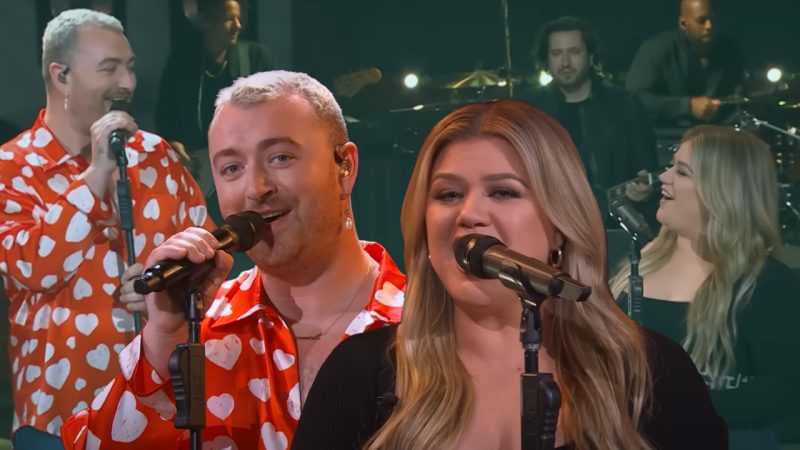 Sam Smith joins Kelly Clarkson to perform an 'unbelievably gorgeous' duet on 'Breakaway' 