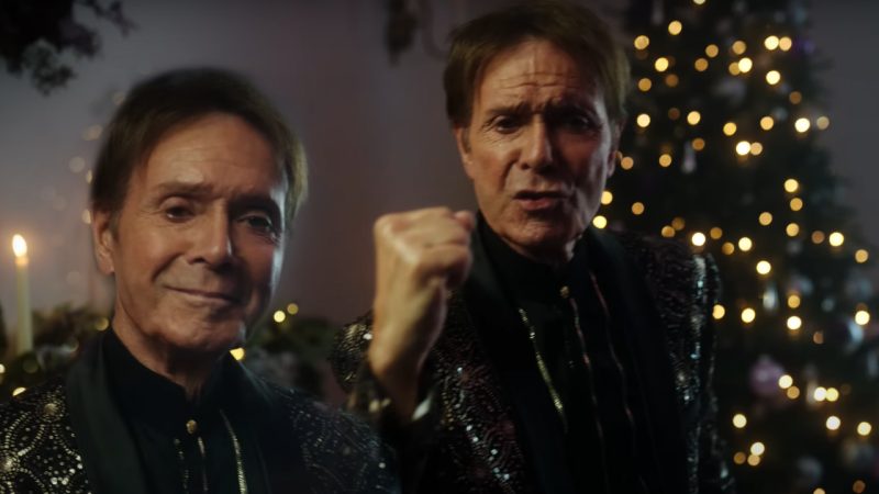 Cliff Richard releases his renditon of Christmas classic 'Sleigh Ride' 