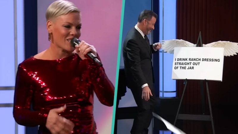 Fans gush over P!nk's performance during Jimmy Kimmel's tricky singing challenge
