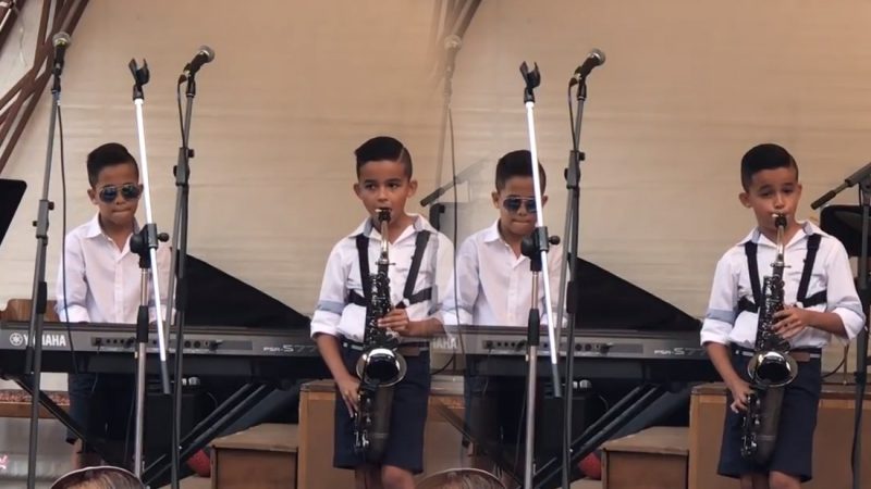 9-year-olds perform incredible cover of George Michael's 'Careless Whisper'