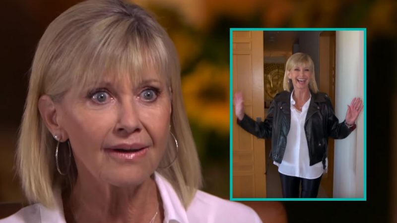 Olivia Newton-John slips into old Grease costume in new interview