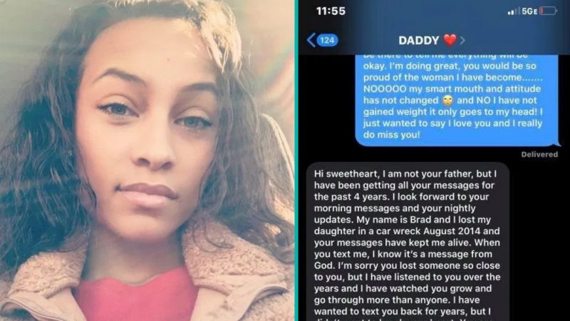 Woman texts dead father’s phone for years, shocked when she gets a response