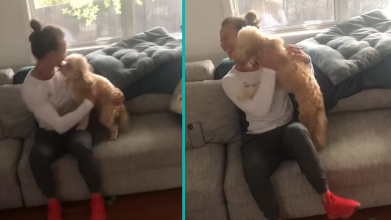 Lisa Carrington shares heartwarming video of arriving home & reuniting with her dog