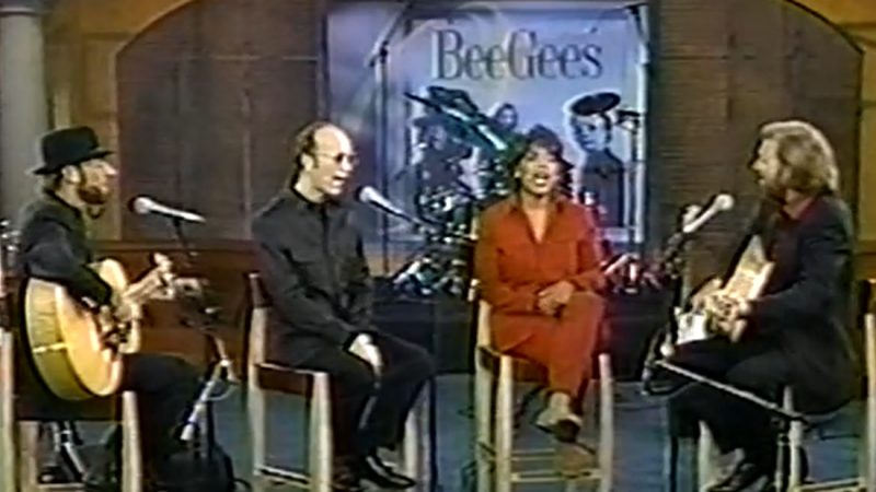Bee Gees celebrate 25 years of the beautiful sing-along with Oprah