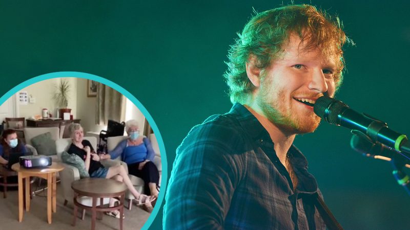 Ed Sheeran surprises his biggest fan with a special video on her 60th birthday