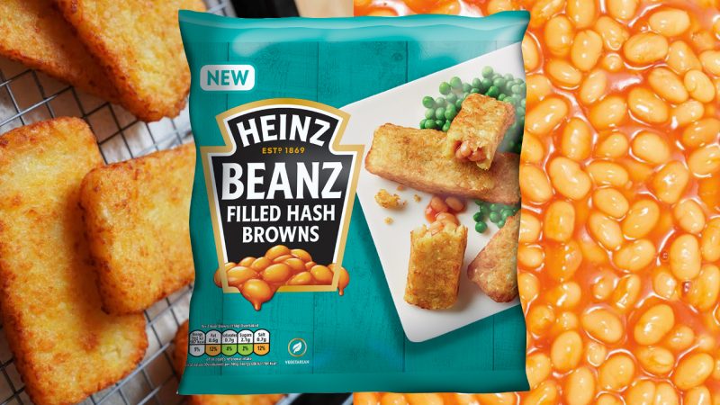 Heinz's new hash browns filled with baked beans divides the internet