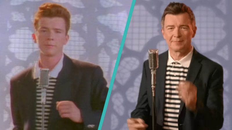 Rick Astley recreates 'Never Gonna Give You Up' 35 years later