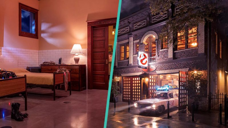 You can now stay at an '80s Ghostbuster themed firehouse