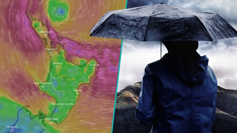 Watch Cyclone Gabrielle track across New Zealand