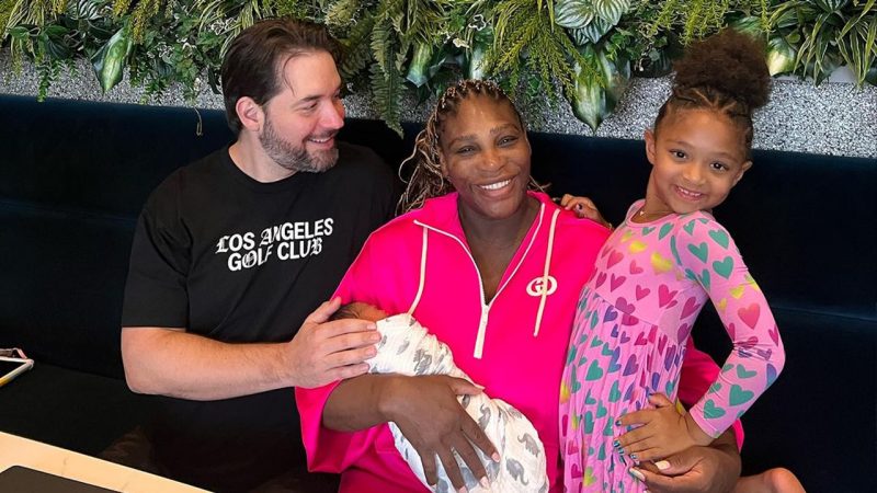 Serena Williams celebrates arrival of baby number two, and explains her name's unique meaning