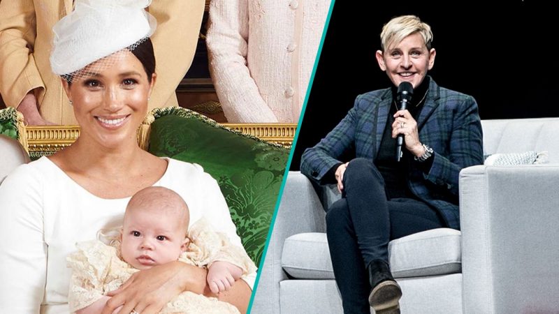 Ellen DeGenres reveals she has hung out with baby Archie & reveals special portrait of him