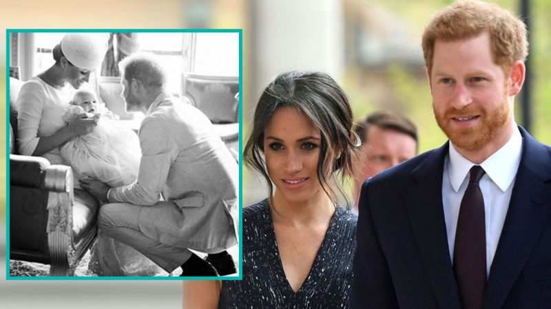 Meghan Markle releases new picture of baby Archie in birthday message to Prince Harry