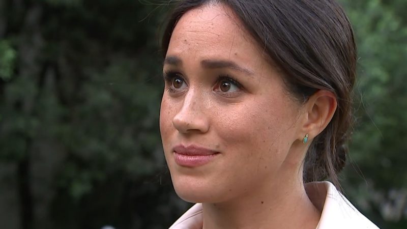 Meghan Markle left on the brink of tears after reporter asks her if she is actually 'okay'