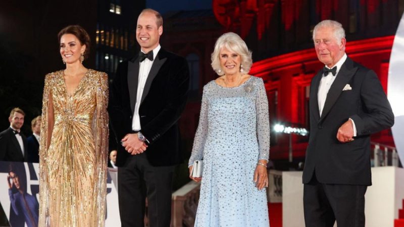 The royals look drop dead gorgeous at James Bond film premiere