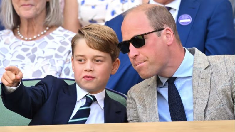 Prince George's cheeky remark to his classmate about his dad