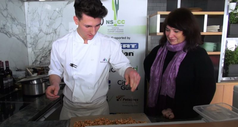 Ali gets taught how to make Salted Caramel Popcorn