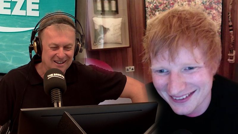 Ed Sheeran joins Robert Scott following the release of his new single
