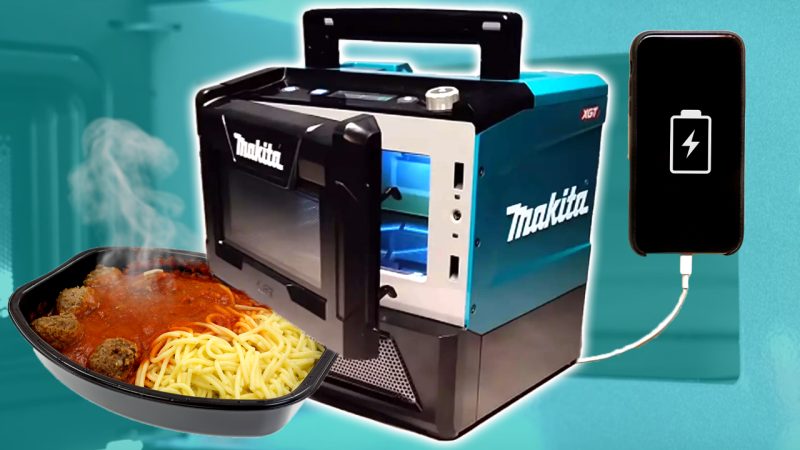 The 'first ever' cordless microwave has been revealed, so convience just became more convenient