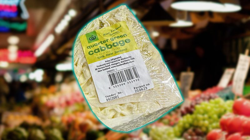 Kiwis in disbelief at how much a single Countdown cabbage would cost if bought in quarters
