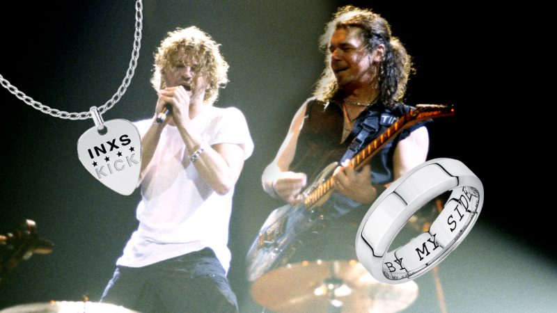 Michael Hill's new INXS jewellery is putting a twist on the usual band merchandise
