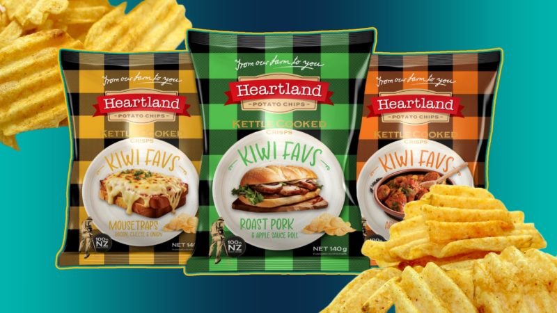 Heartland now has a 'mousetrap'  chip as well as two other new Kiwi favourite flavours